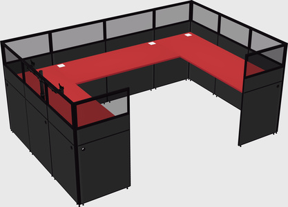 Cabine en u