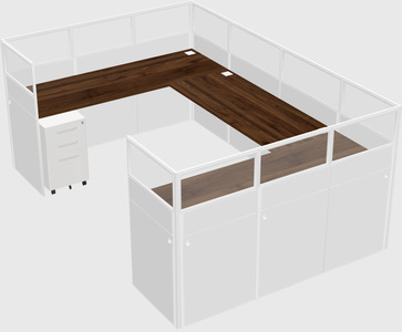 Cabine en u