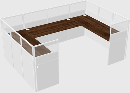 Cabine en u