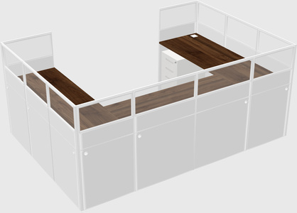 Cabine en u
