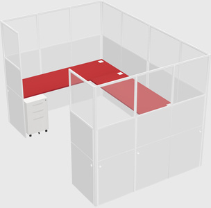 Cabine en u