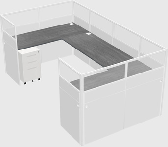 Cabine en u