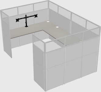 Cabine en u
