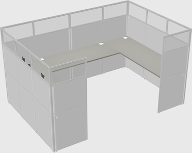 Cabine en u
