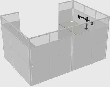 Cabine en u