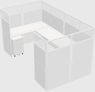 Cabine en u
