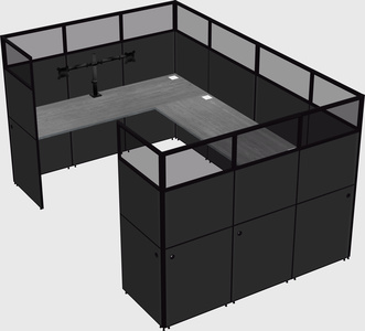 Cabine en u