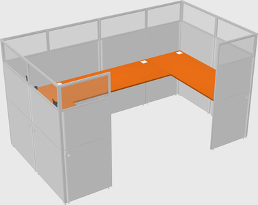 Cabine en u