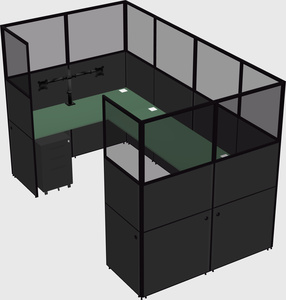 Cabine en u