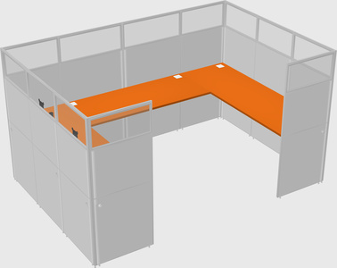 Cabine en u