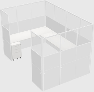 Cabine en u