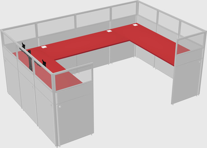 Cabine en u