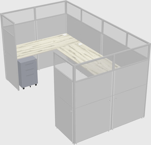 Cabine en u