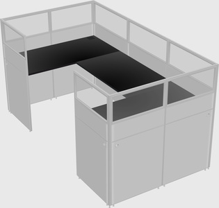 Cabine en u