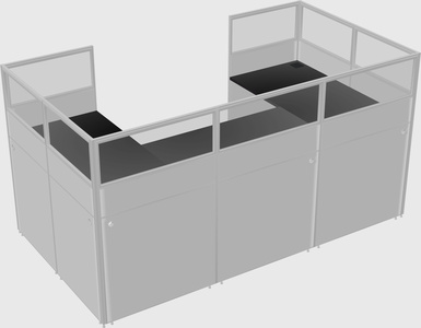 Cabine en u