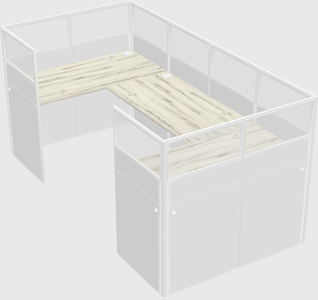 Cabine en u
