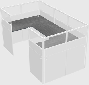 Cabine en u