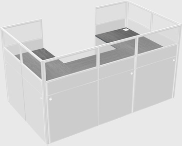 Cabine en u