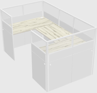 Cabine en u