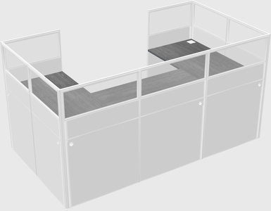 Cabine en u