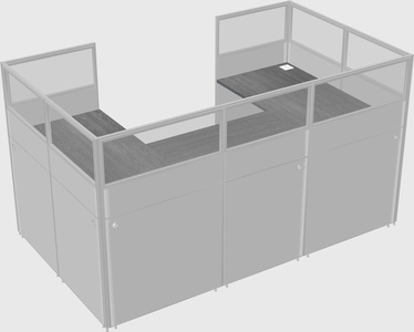 Cabine en u