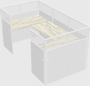 Cabine en u