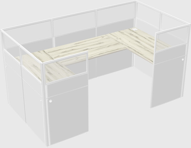 Cabine en u
