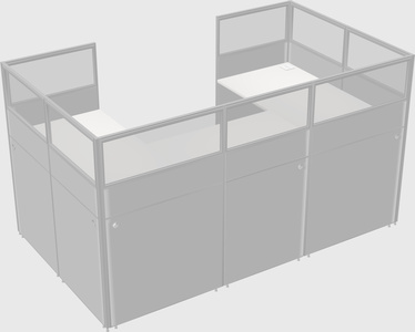 Cabine en u