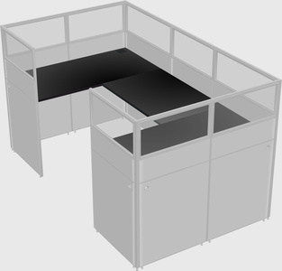Cabine en u