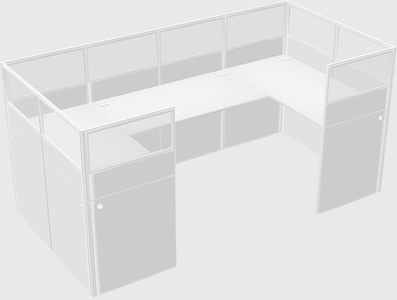 Cabine en u