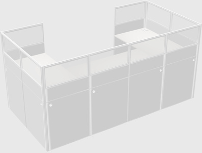 Cabine en u