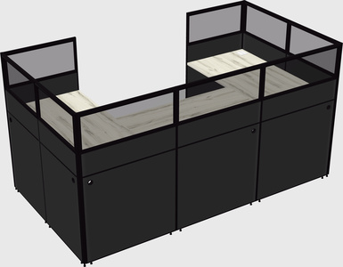 Cabine en u
