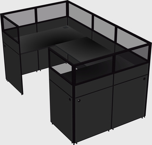 Cabine en u