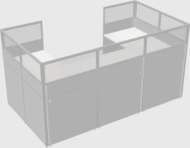 Cabine en u