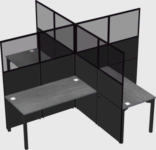 Quad office cubicles