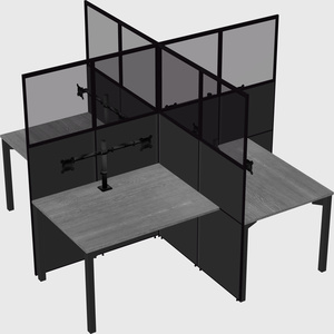 Quad office cubicles