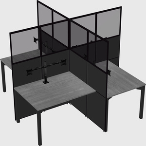 Quad office cubicles