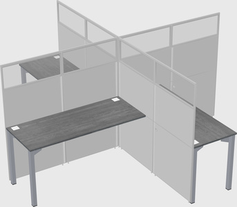 Quad office cubicles