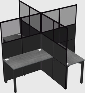 Quad office cubicles
