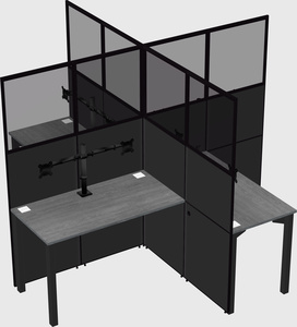 Quad office cubicles