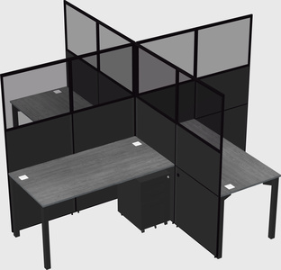 Quad office cubicles
