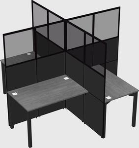 Quad office cubicles
