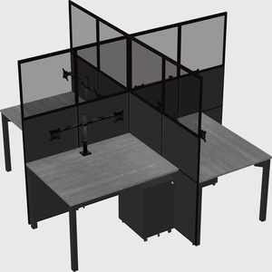 Quad office cubicles