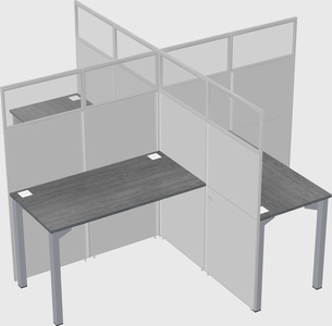 Quad office cubicles