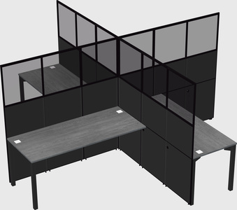 Quad office cubicles