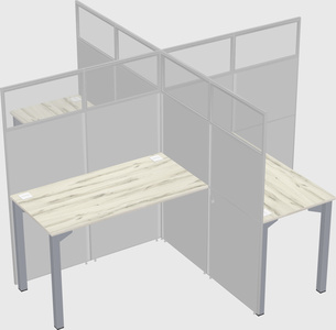 Quad office cubicles