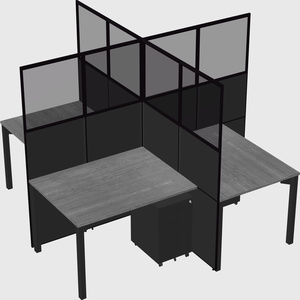 Quad office cubicles