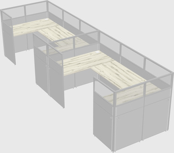 Cabine en u