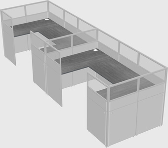 Cabine en u