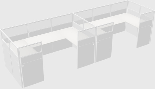 Cabine en u